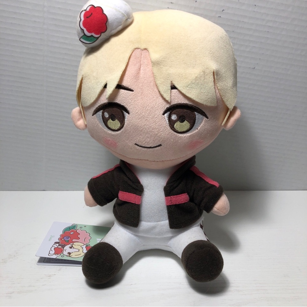 BTS Jimin TinyTAN Sweet Time Special Sitting Plush doll 10.5" Tall SEGA
